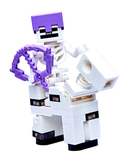 Rivista LEGO Minecraft PLUS n. 10 + CAVALIERE SCHELETRO + ALEX