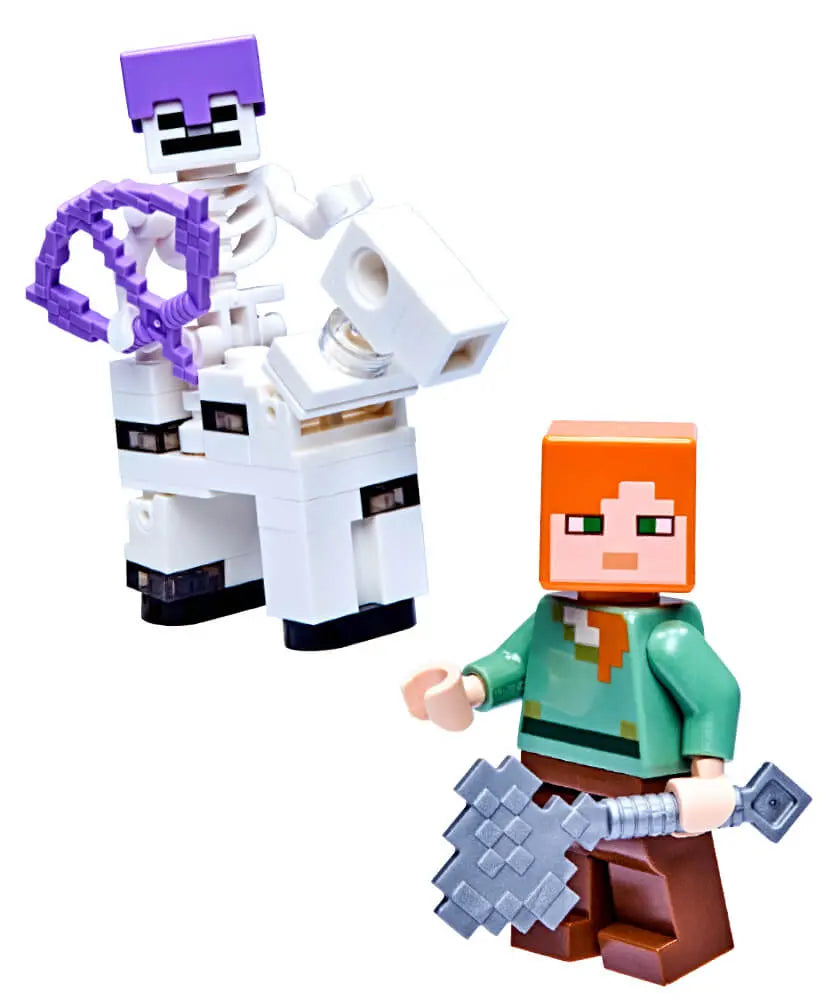 Rivista LEGO Minecraft PLUS n. 10 + CAVALIERE SCHELETRO + ALEX