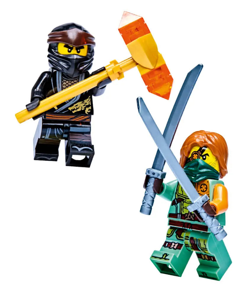 Rivista LEGO NINJAGO LEGACY COMIC n.10 con 2 GIOCHI COLE VS RONIN