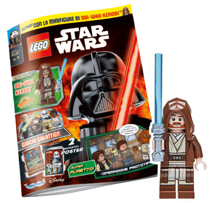 Rivista LEGO STAR WARS PLUS n. 9 + OBI-WAN KENOBI
