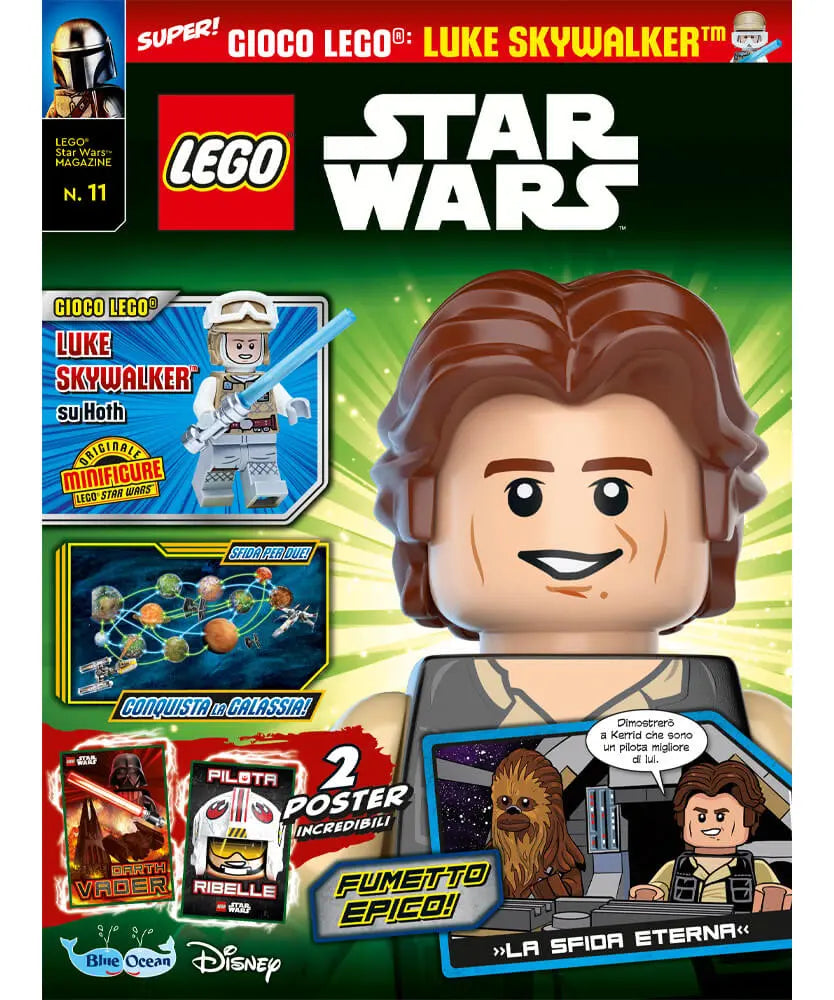 Rivista LEGO STAR WARS n. 11 + LUKE SKYWALKER SU HOTH
