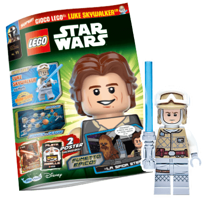 Rivista LEGO STAR WARS n. 11 + LUKE SKYWALKER SU HOTH