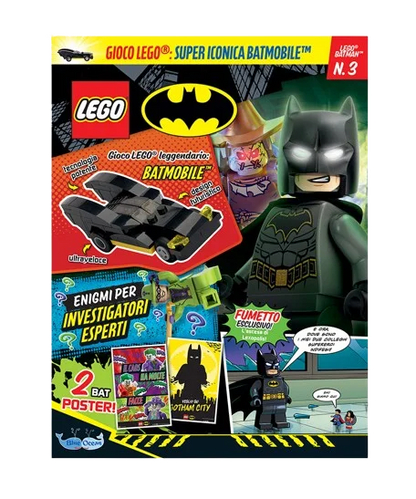 Rivista LEGO BATMAN n. 3 + Leggendaria Batmobile