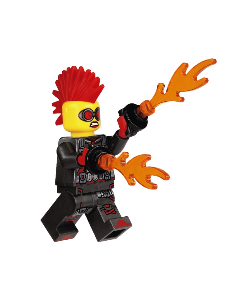 Rivista LEGO NINJAGO LEGACY n.8 - Lattina con 2 2 GIOCHI:  LLOYD vs. MISS D.