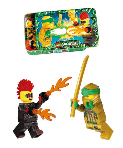 Rivista LEGO NINJAGO LEGACY n.8 - Lattina con 2 2 GIOCHI:  LLOYD vs. MISS D.