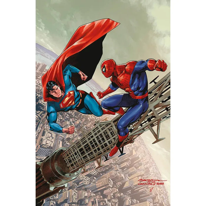 Superman Spider-man #1 Collezione 10 Variant Cover