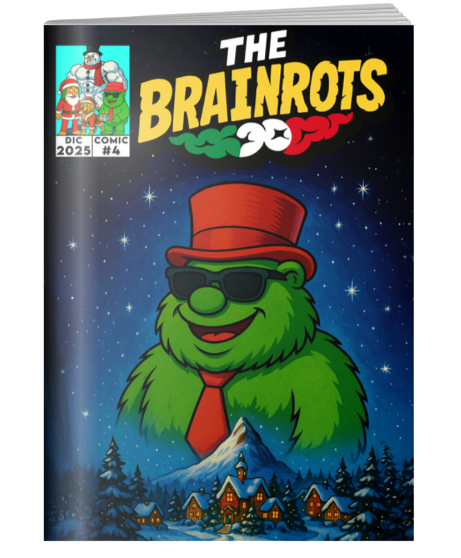 [Preordine] Fumetto THE BRAINROTS - n. 4 (Dicembre 2025) - Edizione Speciale con 2 Cover Natalizie