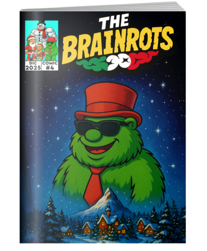 [Preordine] Fumetto THE BRAINROTS - n. 4 (Dicembre 2025) - Edizione Speciale con 2 Cover Natalizie