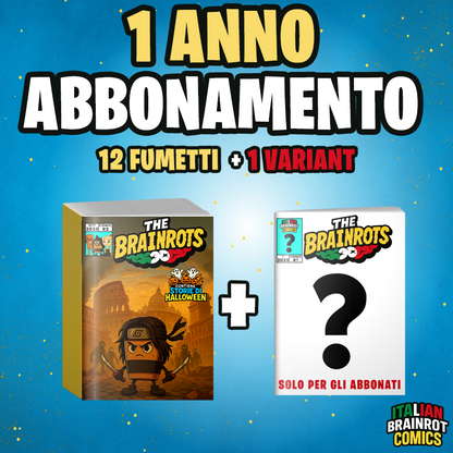 Abbonamento al fumetto THE BRAINROTS - Italian Brainrot Comics (6-12 mesi)