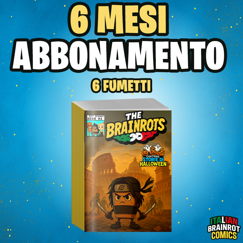 Abbonamento al fumetto THE BRAINROTS - Italian Brainrot Comics (6-12 mesi)