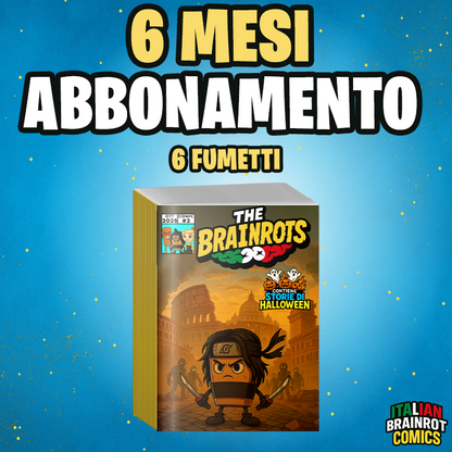 Abbonamento al fumetto THE BRAINROTS - Italian Brainrot Comics (6-12 mesi)