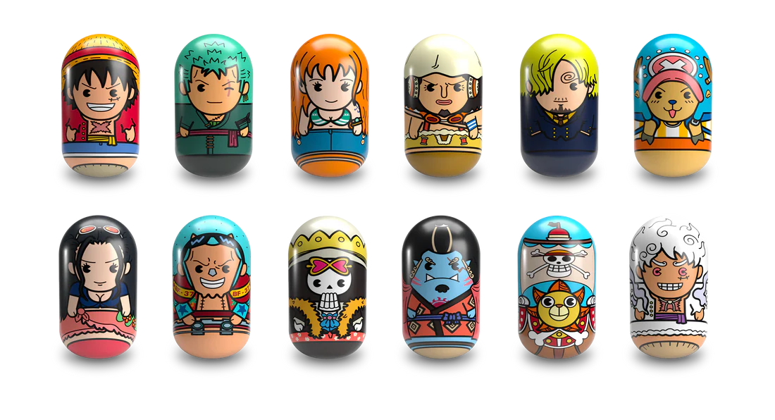 Personaggi One Piece PUNIZ SQUISKY Battle - Cicaboom 2025