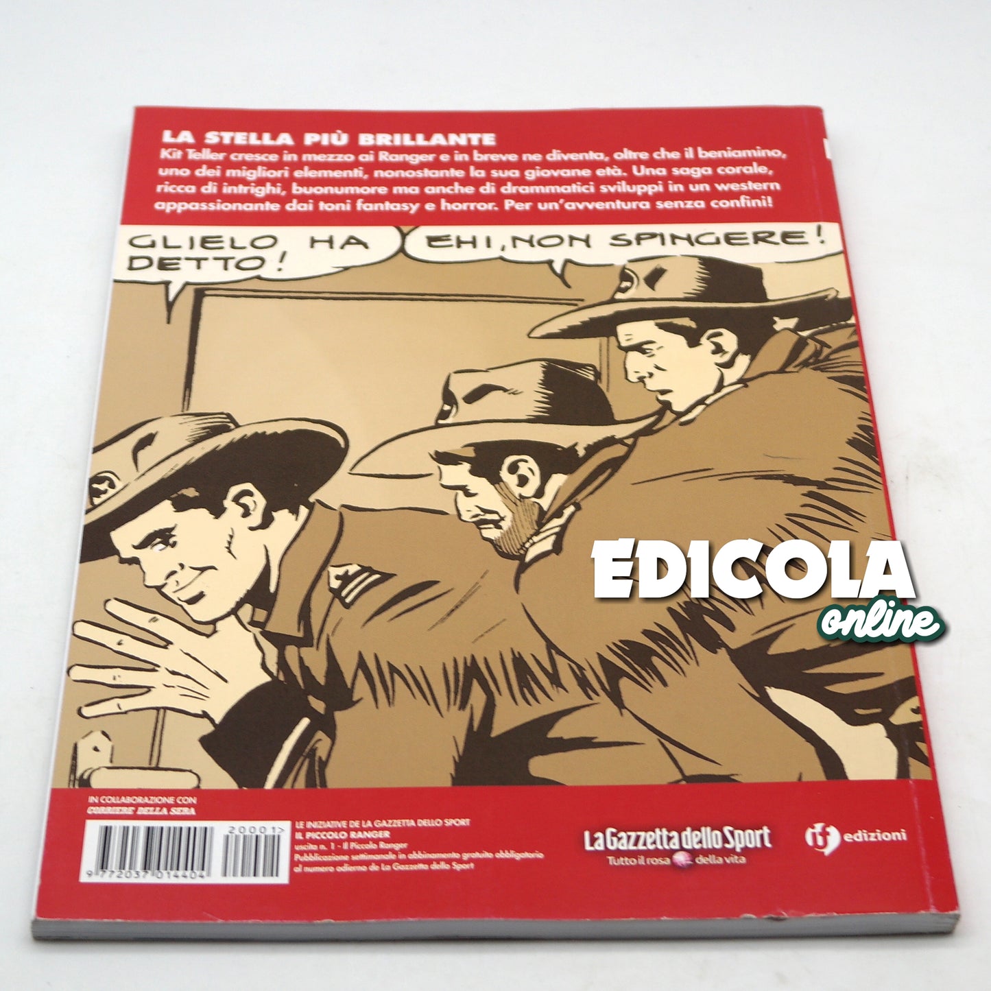 LITTLE RANGERS Western-Comic in Farbe Nr. 1 Gazzetta dello Sport 2022