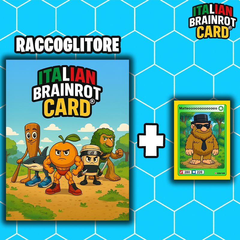 Bustine di Carte ITALIAN BRAINROT CARD