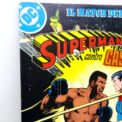 SUPERMAN vs. CASSIUS CLAY (MUHAMMAD ALI) 1978 - CENISIO PUBLISHER - The Match of the Century