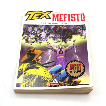 Libro Fumetto TEX contro Mefisto (vol.5)- Il Potere delle Tenebre (usato) - Super miti Mondadori