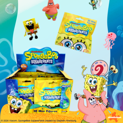 Scegli mini Figures 3D personaggio SPONGEBOB Squarepants (2026)