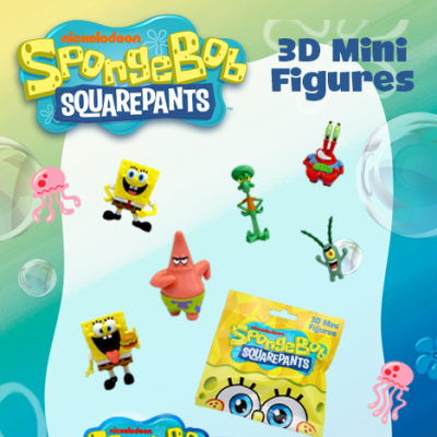 Scegli mini Figures 3D personaggio SPONGEBOB Squarepants (2026)