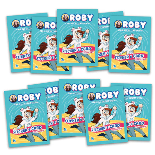 Roby - Sticker e Card Collection 20 pacchetti