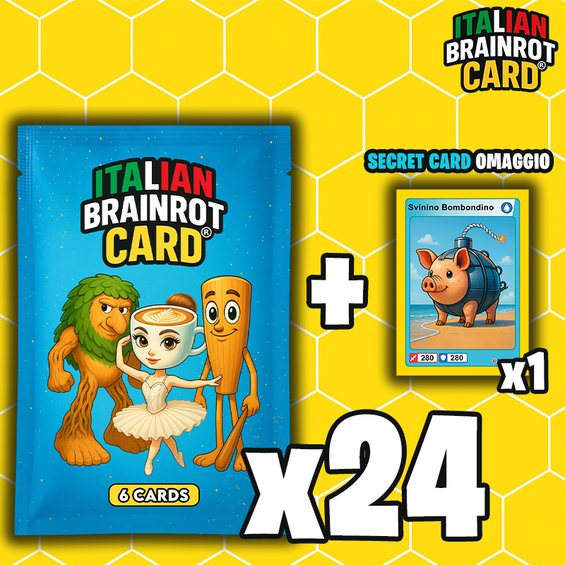 Bustine di Carte ITALIAN BRAINROT CARD