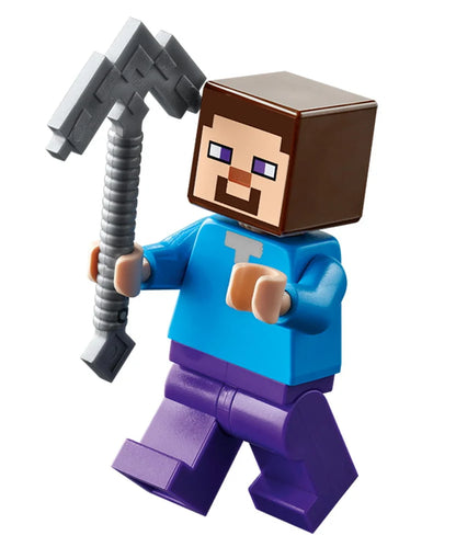 Rivista LEGO Minecraft XXL Special n. 1 + MEGA SET : Caverna di Speleotemi con Steve, Creeper e un Axolotl