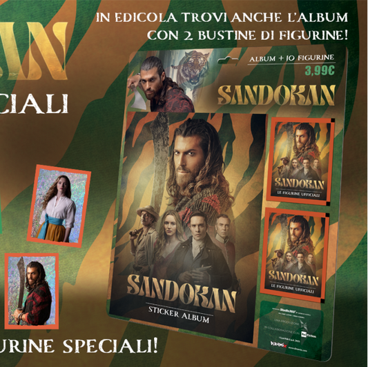 Set Album e/o Figurine di SANDOKAN - Can Yaman 2025