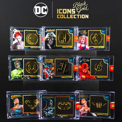 DC Icons Black Gold - Card 3D Metallica Esclusiva – Edicola online