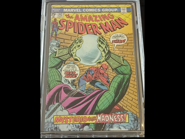 Fumetti Gradati EGC : The Amazing Spider-Man #142 - EGC 9.0 - Dead Man's Bluff!  - Prima edizione 1975