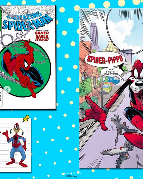 Fumetto Topolino n. 3637 - Pippo diventa Spider-man - flip cover dedicata a What if... ?