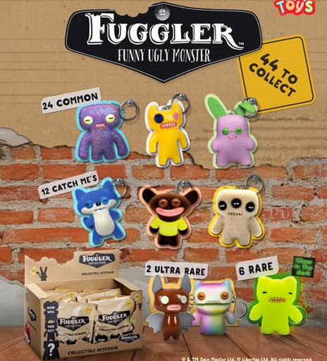 Bustina a Sorpresa di Portachiave 3D - FUGGLER ( Funny Ugly Monster) 2025