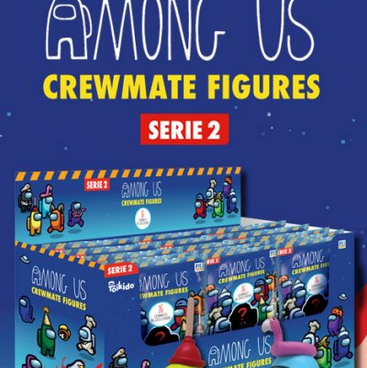 mini 3D Action Figures of the Characters AMONG US Series 3 Newsstand Toikido Crewmate