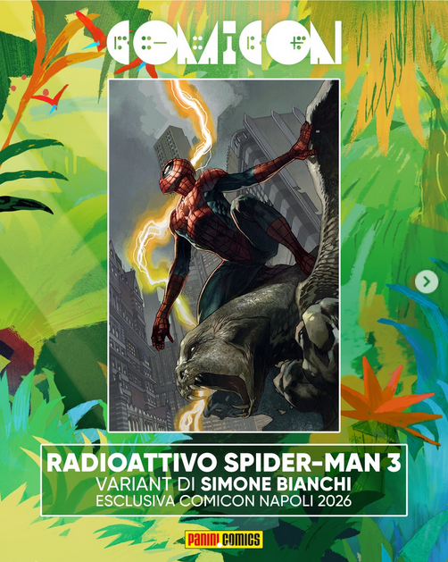Comic Amazing SPIDER-MAN Panini Variante Comicon Napoli 2024 Jr. Romita 41/481