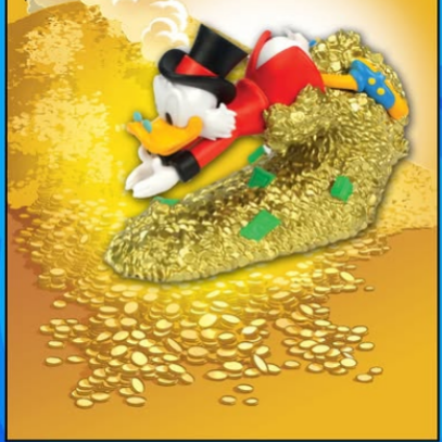 Topolino 3677 Con Statua di Zio Paperone che nuota nell'oro
