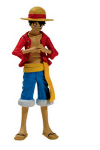 Miniature dei personaggi di One Piece 3D - Hachette