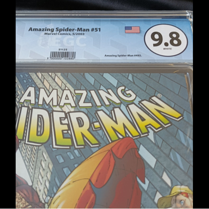 Fumetti Gradati EGC : The Amazing Spider-Man (Vol. 2) #51 - EGC 9.8 - Prima edizione 2003