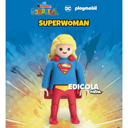 Sorpresa KINDER Playmobil - Supereroi DC Batman Joker Superman Serie Completa