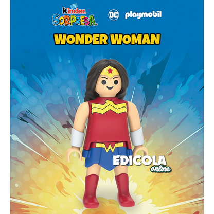 Sorpresa KINDER Playmobil - Supereroi DC Batman Joker Superman Serie Completa