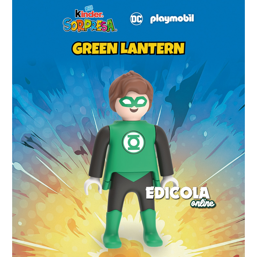 Sorpresa KINDER Playmobil - Supereroi DC Batman Joker Superman Serie Completa