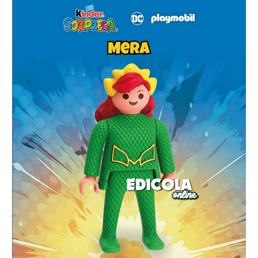 Sorpresa KINDER Playmobil - Supereroi DC Batman Joker Superman Serie Completa