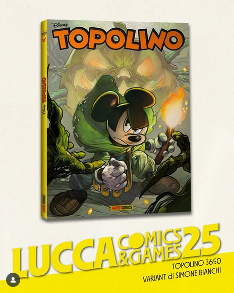 Couverture de variante Mickey Mouse 3597 Lucca Comics &amp; Games 2024
