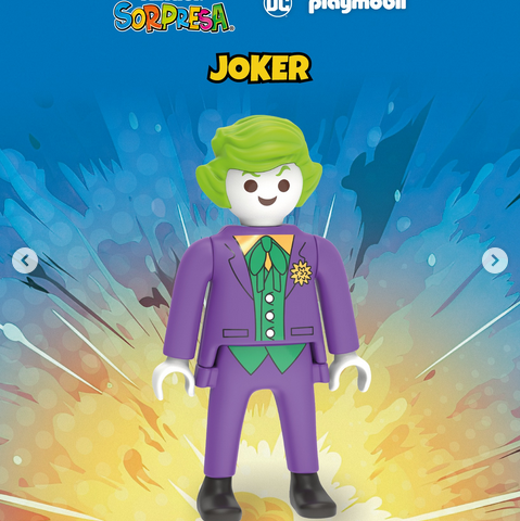 Sorpresa KINDER Playmobil - Supereroi DC Batman Joker Superman Serie Completa