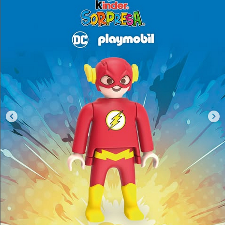 Sorpresa KINDER Playmobil - Supereroi DC Batman Joker Superman Serie Completa