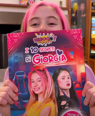 Set Album e/o Bustine di Figurine i 10 Segreti di GIORGIA Sticker 2026 Waooo! Salvo e Giorgia