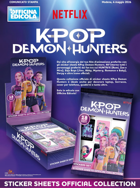 K-Pop Demon Hunters, Sticker Sheets Official Collection