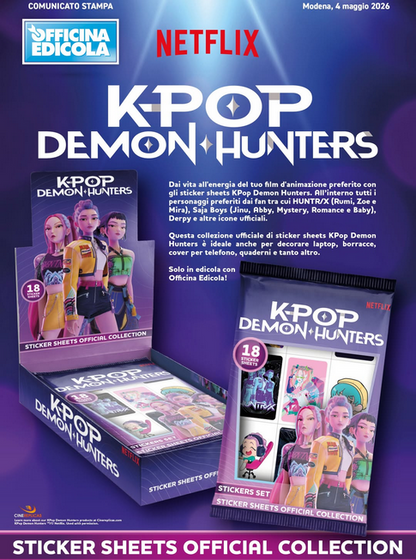 K-Pop Demon Hunters, Sticker Sheets Official Collection