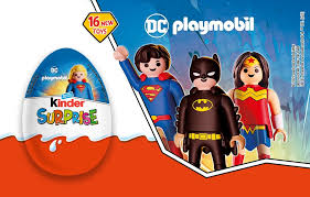 Sorpresa KINDER Playmobil - Supereroi DC Batman Joker Superman Serie Completa
