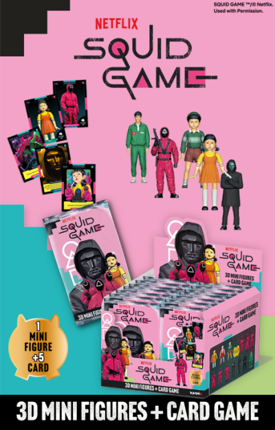 Personaggio 3D SQUID GAME (Netflix - Diramix 2025 )mini Figures