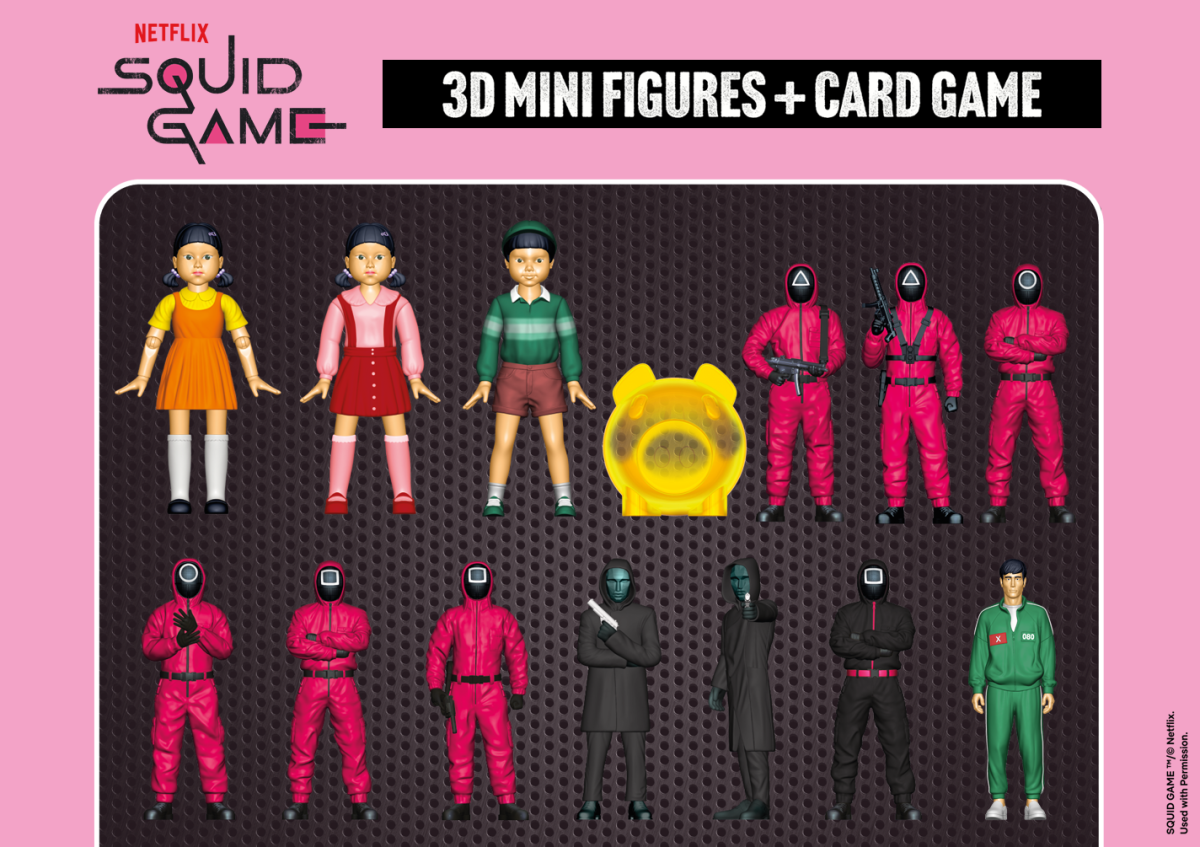Personaggio 3D SQUID GAME (Netflix - Diramix 2025 )mini Figures