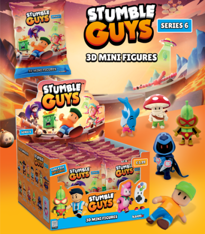 Personaggi STUMBLE GUYS Serie 6 mini action Figure 3d