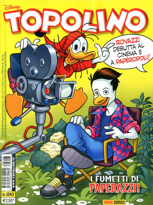 Fumetto Topolino n. 3243 (Copertina e Storia dedicata a Fabio Rovazzi)